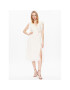 DKNY Коктейлна рокля DD2JD393 Екрю Regular Fit - Pepit.bg