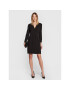 DKNY Коктейлна рокля DD2JR196 Черен Regular Fit - Pepit.bg