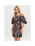 DKNY Коктейлна рокля P3ABWQDB Черен Regular Fit - Pepit.bg