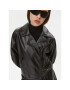 DKNY Кожено яке P3GCTQ52 Черен Regular Fit - Pepit.bg