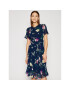 DKNY Лятна рокля DD1A3843 Тъмносин Regular Fit - Pepit.bg