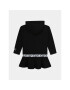 DKNY Плетена рокля D32905 D Черен Regular Fit - Pepit.bg