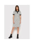 DKNY Плетена рокля DD1JD577 Бял Slim Fit - Pepit.bg