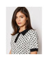DKNY Плетена рокля DD1JD577 Бял Slim Fit - Pepit.bg