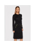 DKNY Плетена рокля DD0HN37A Черен Regular Fit - Pepit.bg