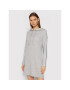 DKNY Плетена рокля DD1G3218 Сив Regular Fit - Pepit.bg