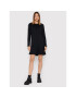 DKNY Плетена рокля DD1GD244 Черен Relaxed Fit - Pepit.bg