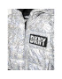 DKNY Пухено яке D36626 S Сребрист Regular Fit - Pepit.bg
