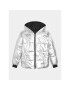 DKNY Пухено яке D36684 D Сребрист Regular Fit - Pepit.bg