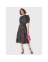 DKNY Рокля тип риза DD2GD123 Черен Regular Fit - Pepit.bg