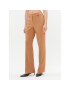 DKNY Текстилни панталони UG3PX097 Кафяв Regular Fit - Pepit.bg