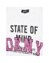 DKNY Тишърт D35S01 M Бял Relaxed Fit - Pepit.bg