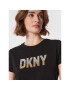 DKNY Тишърт P2MH7OMQ Черен Regular Fit - Pepit.bg