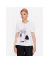 DKNY Тишърт P3DHRSLK Бял Regular Fit - Pepit.bg