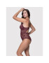 Dorina Боди Daphne D001578LA078 Бордо Slim Fit - Pepit.bg