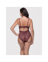 Dorina Боди Daphne D001578LA078 Бордо Slim Fit - Pepit.bg