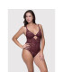 Dorina Боди Daphne D001578LA078 Бордо Slim Fit - Pepit.bg