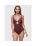 Dorina Боди Daphne D001578LA078 Бордо Slim Fit - Pepit.bg