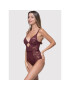 Dorina Боди Daphne D001578LA078 Бордо Slim Fit - Pepit.bg