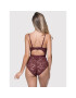Dorina Боди Daphne D001578LA078 Бордо Slim Fit - Pepit.bg