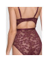 Dorina Боди Daphne D001578LA078 Бордо Slim Fit - Pepit.bg