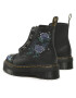 Dr. Martens Кубинки Sinclair Floral 27734001 Черен - Pepit.bg