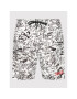 Dsquared2 Underwear Плувни шорти Scribbles Midi D7B544190 Бял Regular Fit - Pepit.bg