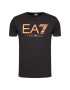 EA7 Emporio Armani Тишърт 3KPT78 PJACZ 1200 Черен Regular Fit - Pepit.bg