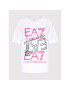 EA7 Emporio Armani Тишърт 3LTT14 TJDMZ 1100 Бял Regular Fit - Pepit.bg