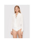 Elisabetta Franchi Боди CB-006-22E2-V300 Бял Regular Fit - Pepit.bg
