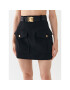 Elisabetta Franchi Мини пола GO-032-36E2-V350 Черен Regular Fit - Pepit.bg