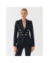 Elisabetta Franchi Сако GI-061-36E2-V600 Черен Regular Fit - Pepit.bg