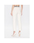 Elisabetta Franchi Текстилни панталони PA-059-31E2-V290 Екрю Bootcut Fit - Pepit.bg
