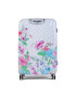 ELLE Голям текстилен куфар Flower Print EL38HA.71.01 Сив - Pepit.bg