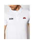 Ellesse Тениска с яка и копчета Montura SHS04475 Бял Regular Fit - Pepit.bg