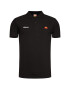 Ellesse Тениска с яка и копчета Montura SHS04475 Черен Regular Fit - Pepit.bg