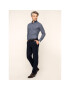Emanuel Berg Риза H-Basel PEB46588 Тъмносин Modern Fit - Pepit.bg
