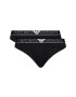 Emporio Armani Underwear Комплект 2 чифта класически бикини 163334 0A317 17020 Черен - Pepit.bg