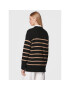 Ermanno Firenze Кардиган N019EH8 Черен Regular Fit - Pepit.bg