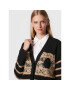 Ermanno Firenze Кардиган N019EH8 Черен Regular Fit - Pepit.bg