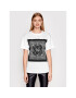 Ermanno Firenze Тишърт D40EL044EE6 Бял Regular Fit - Pepit.bg