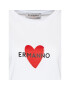 Ermanno Firenze Тишърт D42EL023EK4 Бял Regular Fit - Pepit.bg