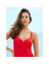 Esotiq Бански костюм Mango 39853 Червен - Pepit.bg