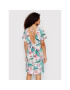 Esotiq Лятна рокля Pineapple 39883 Бял Regular Fit - Pepit.bg