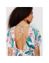 Esotiq Лятна рокля Pineapple 39883 Бял Regular Fit - Pepit.bg