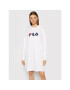 Fila Плетена рокля Elish 688928 Бял Oversize - Pepit.bg