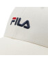 Fila Шапка с козирка Brasov 6 Panel Cap With Linear Logo Strap Back FCU0019 Бял - Pepit.bg