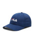 Fila Шапка с козирка Brasov 6 Panel Cap With Linear Logo Strap Back FCU0019 Тъмносин - Pepit.bg