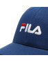 Fila Шапка с козирка Brasov 6 Panel Cap With Linear Logo Strap Back FCU0019 Тъмносин - Pepit.bg