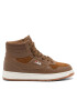 Fila Сникърси ARCADE mid teens FFT0048 70012 Кафяв - Pepit.bg